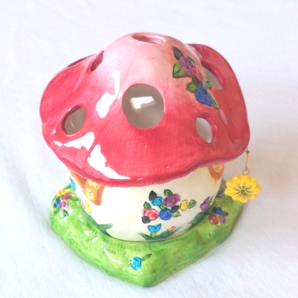 🦋Penco Industries Ceramic candle holder NWOT - Picture 6 of 12